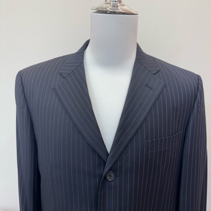 Givenchy 條紋西裝外套 中古 vintage-6