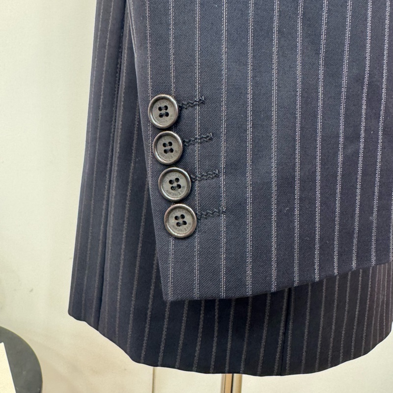 Givenchy 條紋西裝外套 中古 vintage-8