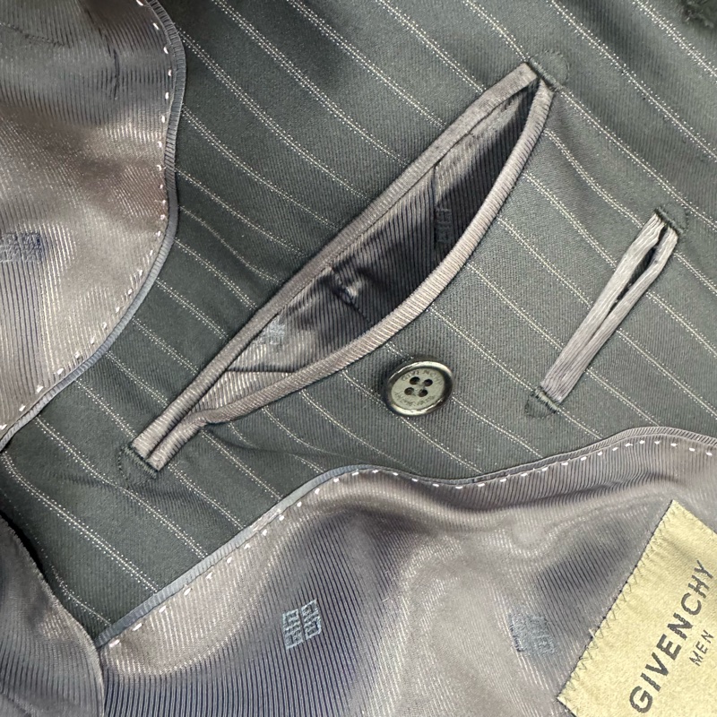 Givenchy 條紋西裝外套 中古 vintage-18