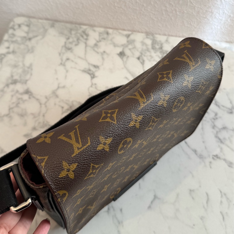 LV M40935咖花紋掀蓋書包斜背包 最好用的❤️-1