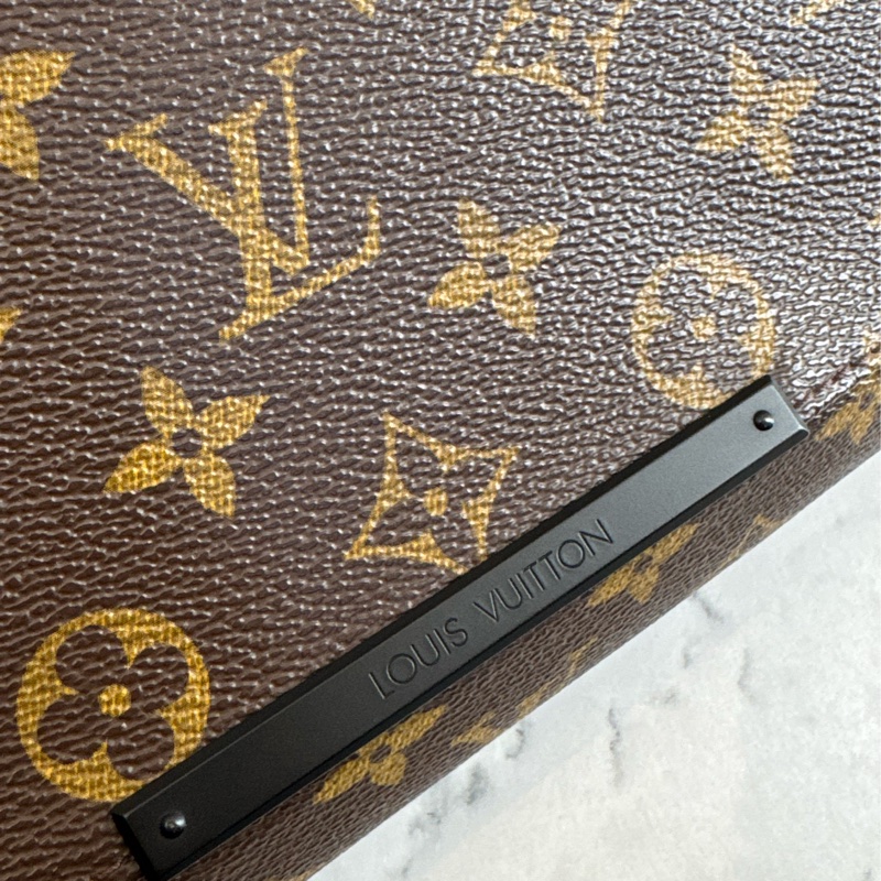 LV M40935咖花紋掀蓋書包斜背包 最好用的❤️-10