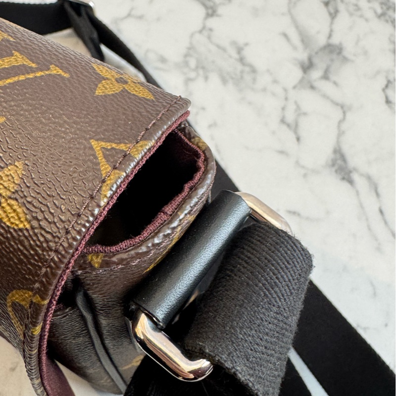 LV M40935咖花紋掀蓋書包斜背包 最好用的❤️-12