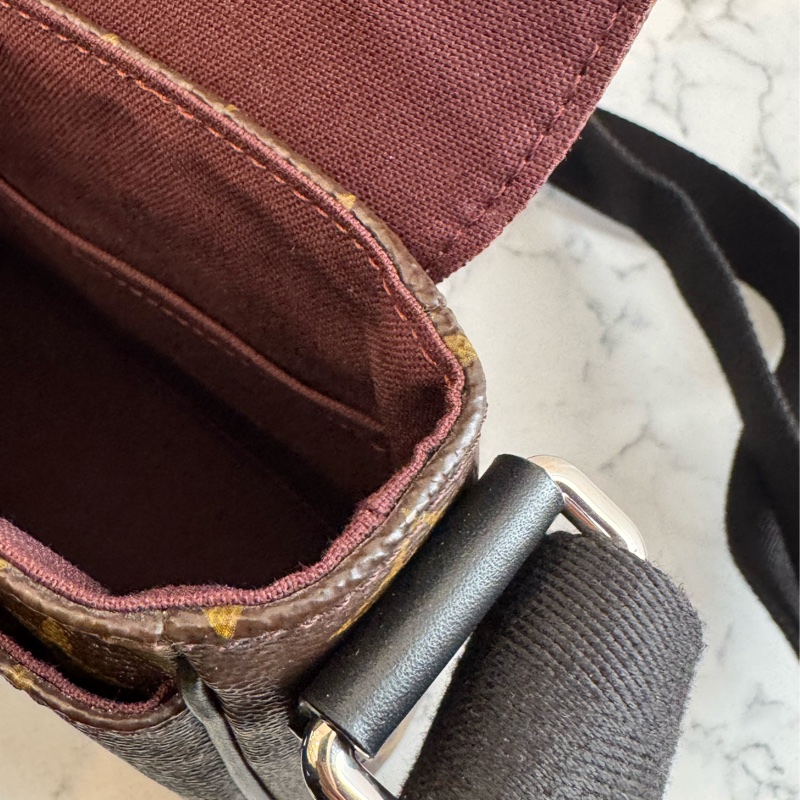 LV M40935咖花紋掀蓋書包斜背包 最好用的❤️-21