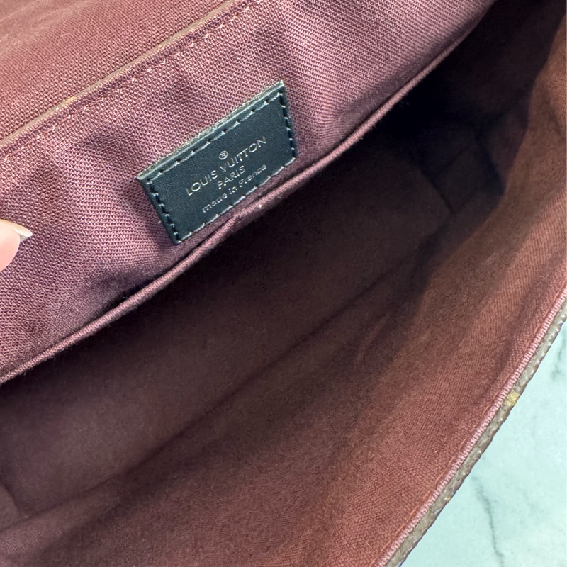 LV M40935咖花紋掀蓋書包斜背包 最好用的❤️-23