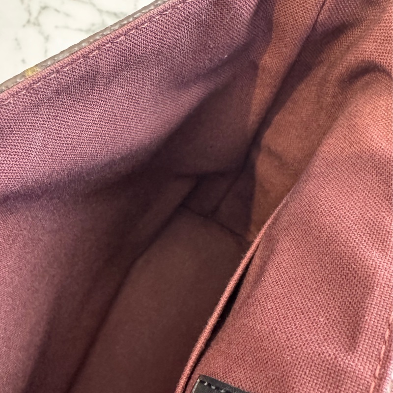 LV M40935咖花紋掀蓋書包斜背包 最好用的❤️-26