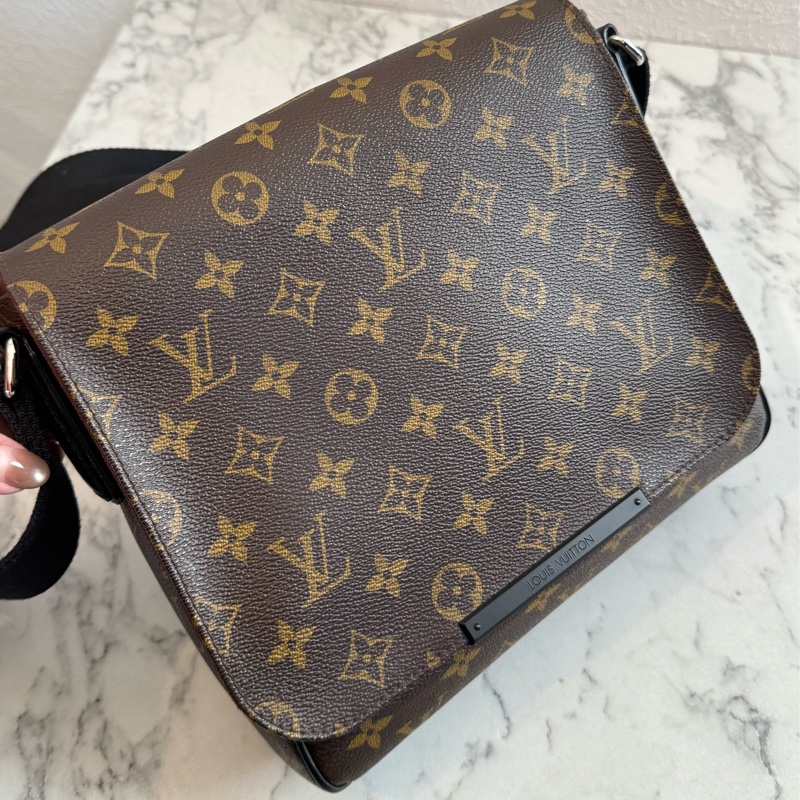 LV M40935咖花紋掀蓋書包斜背包 最好用的❤️-33
