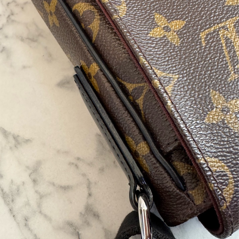 LV M40935咖花紋掀蓋書包斜背包 最好用的❤️-36