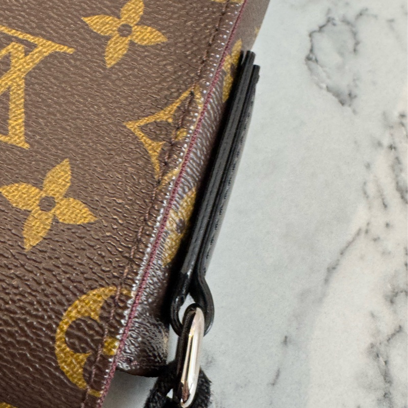 LV M40935咖花紋掀蓋書包斜背包 最好用的❤️-37