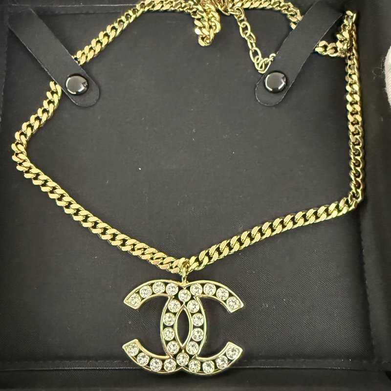 CHANEL大cc鑽項鍊-1