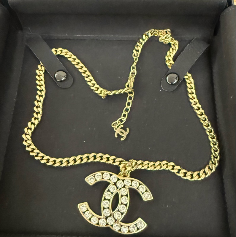 CHANEL大cc鑽項鍊-4