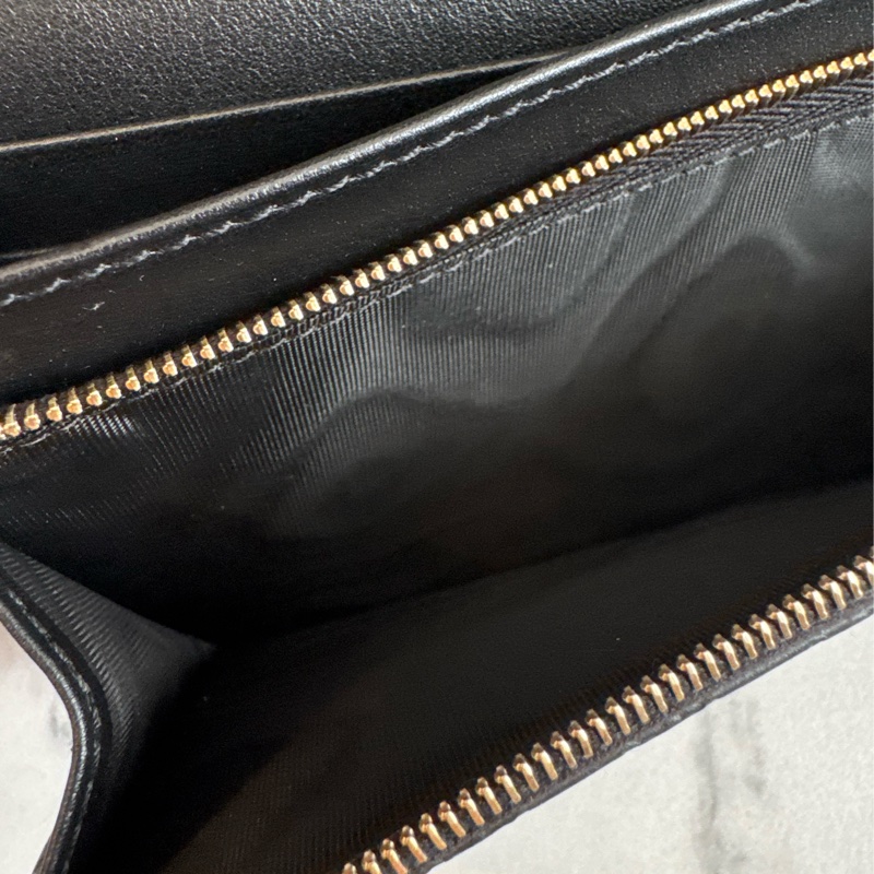 Gucci黑壓紋釦式手拿包/長夾/斜背包-26