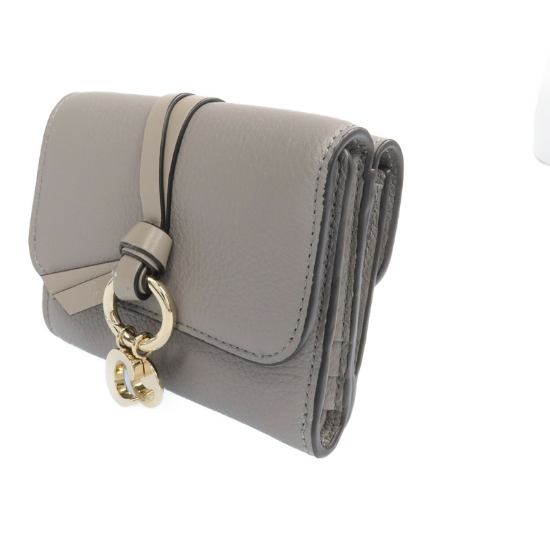 Chloe 牛皮皮革Wallet金扣錢包-1