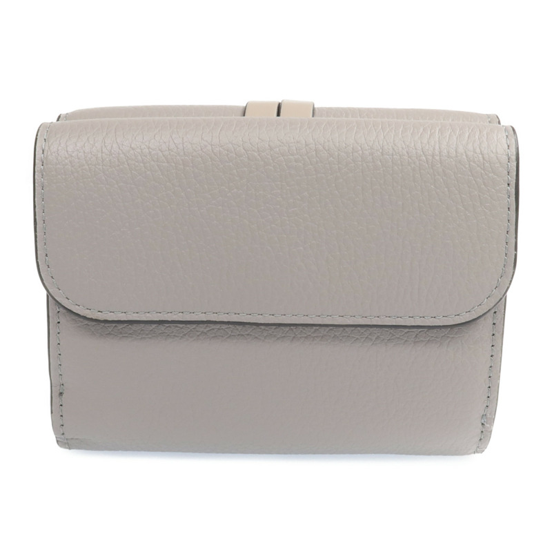 Chloe 牛皮皮革Wallet金扣錢包-2