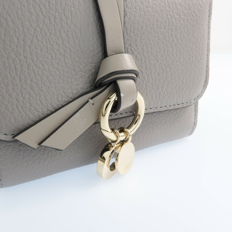 Chloe 牛皮皮革Wallet金扣錢包-14