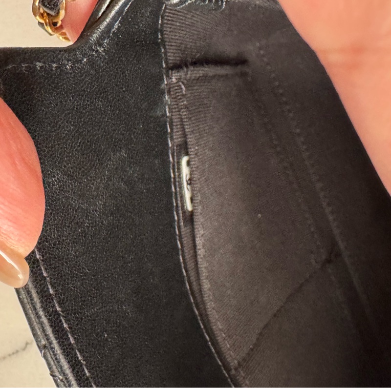 Chanel黑菱格金雙獅子頭吊飾肩背包 特殊款✨✨-16