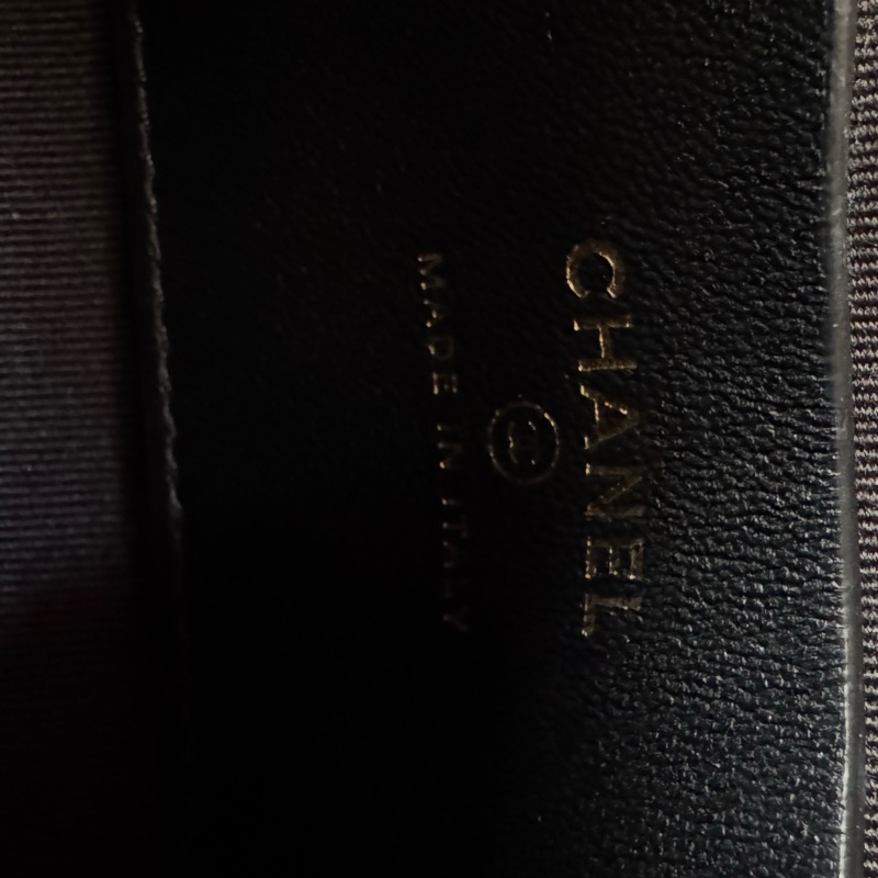 Chanel黑菱格金雙獅子頭吊飾肩背包 特殊款✨✨-20