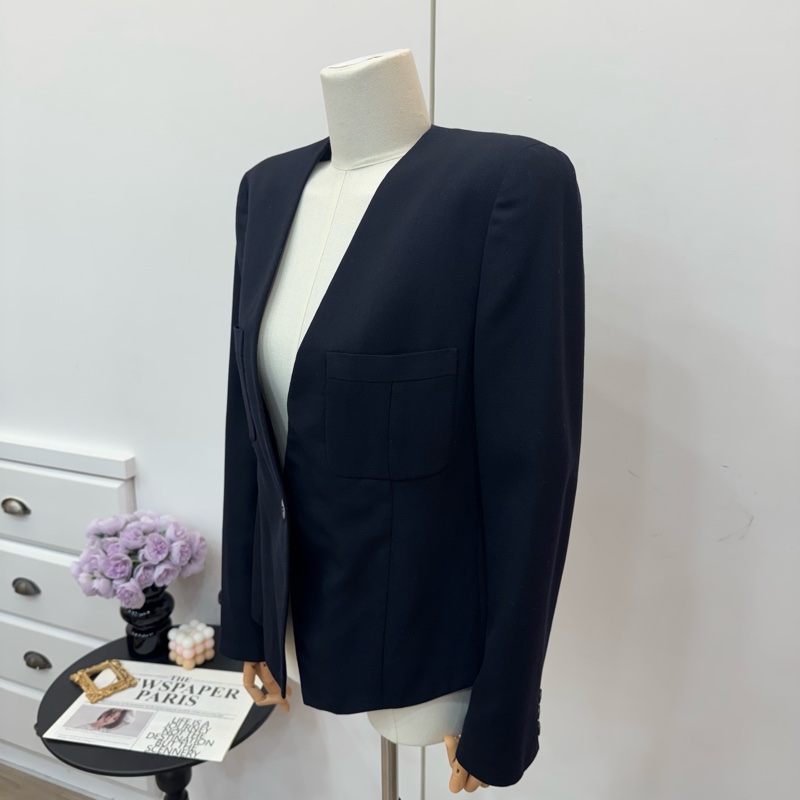 Giorgio Armani 深藍色女士西裝外套 vintage 二手-3