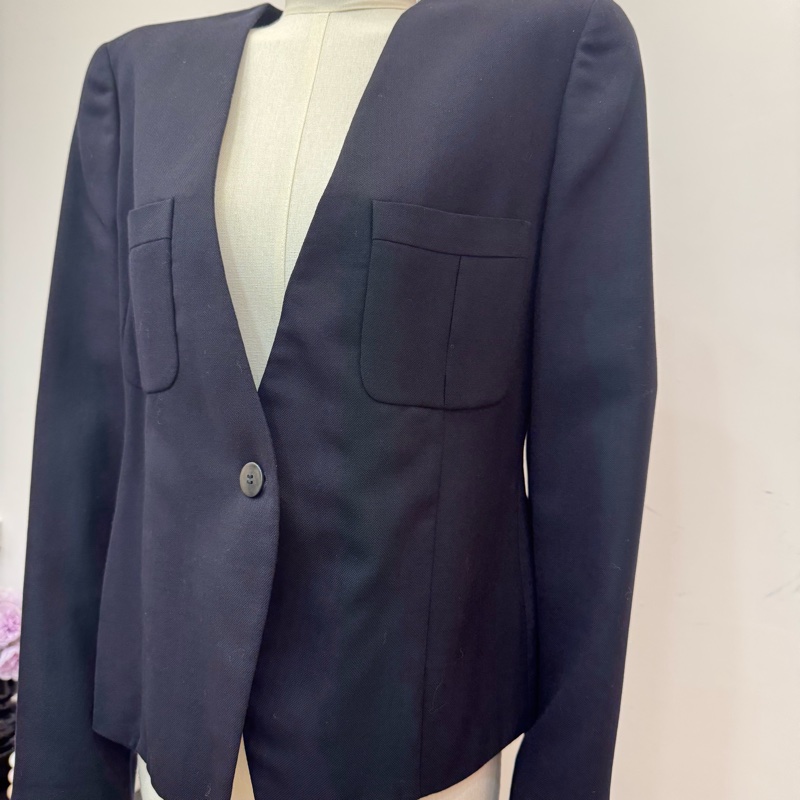 Giorgio Armani 深藍色女士西裝外套 vintage 二手-6