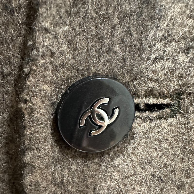 【美收精品】CHANEL茶色雙面穿大衣 4-785-2