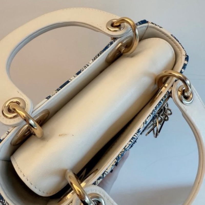 Lady Dior 黛妃包 toile de jouy 刺繡度假百搭風-14