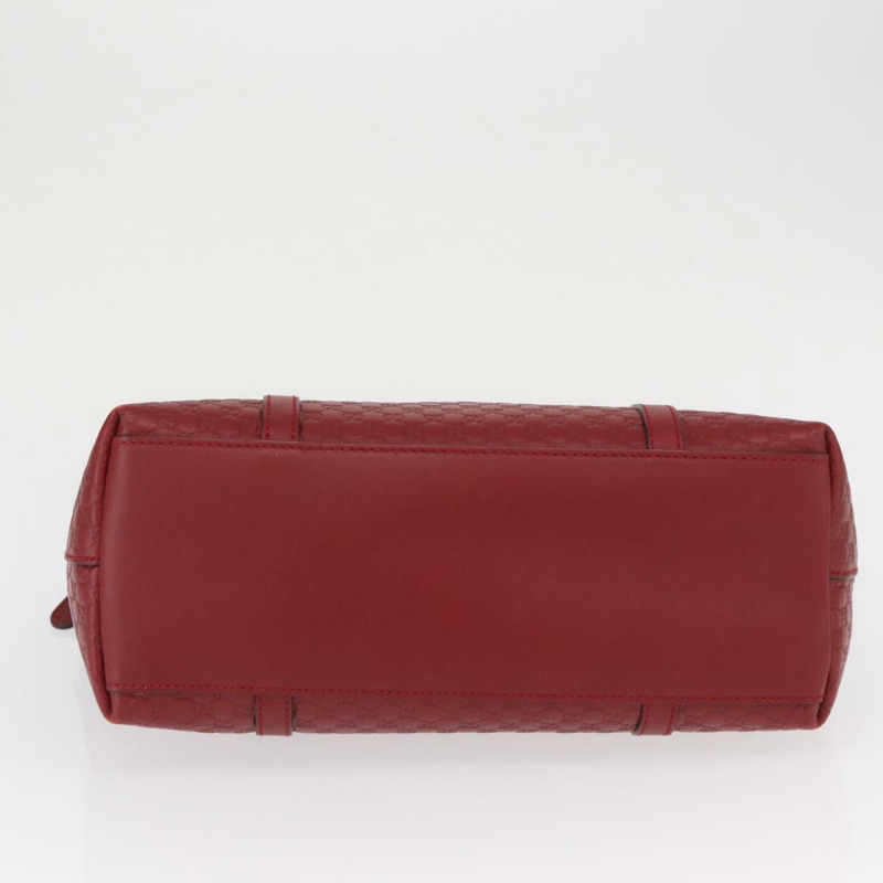 【日本直送】GUCCI Micro GG帆布手提包 皮革 紅色 金色 449656 正品 ka1512-4