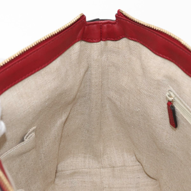 【日本直送】GUCCI Micro GG帆布手提包 皮革 紅色 金色 449656 正品 ka1512-20