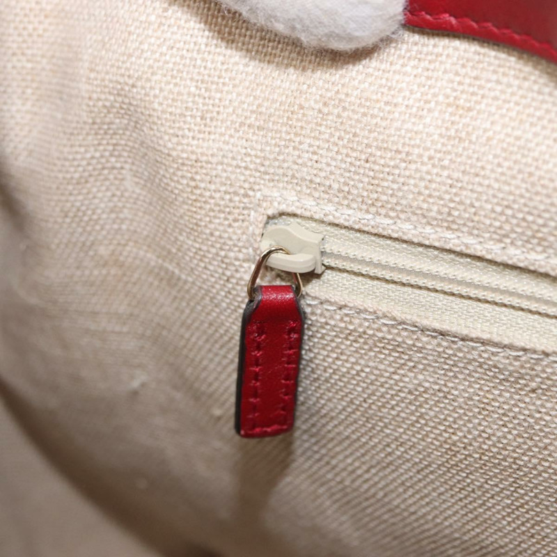 【日本直送】GUCCI Micro GG帆布手提包 皮革 紅色 金色 449656 正品 ka1512-21