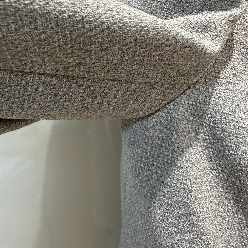 【美收精品】CHANEL灰色刺繡簍空西裝外套 4-786-5