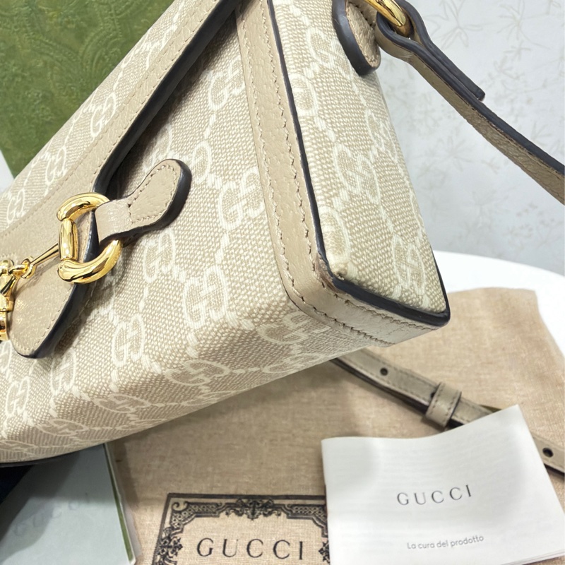 Gucci Horsebit 1955系列迷你手袋-10
