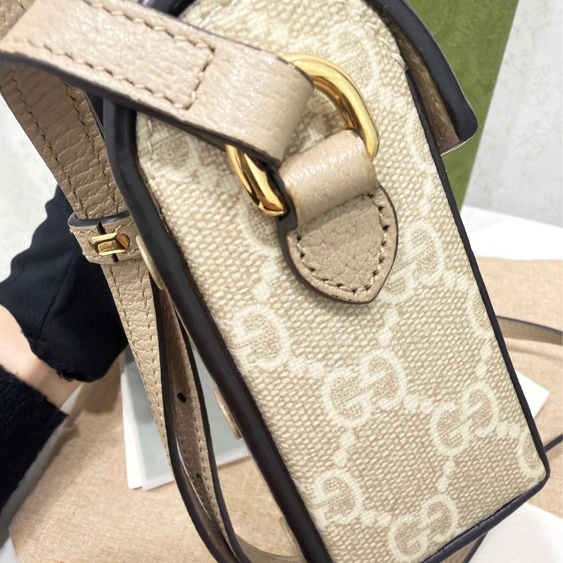 Gucci Horsebit 1955系列迷你手袋-12