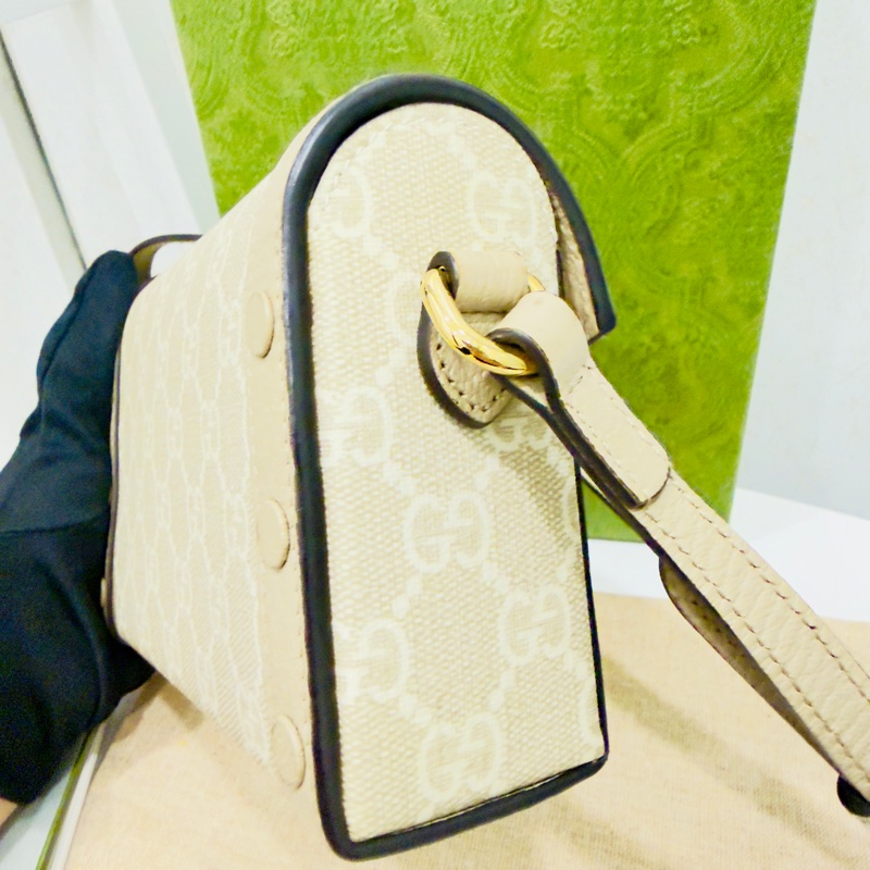 Gucci Horsebit 1955系列迷你手袋-14
