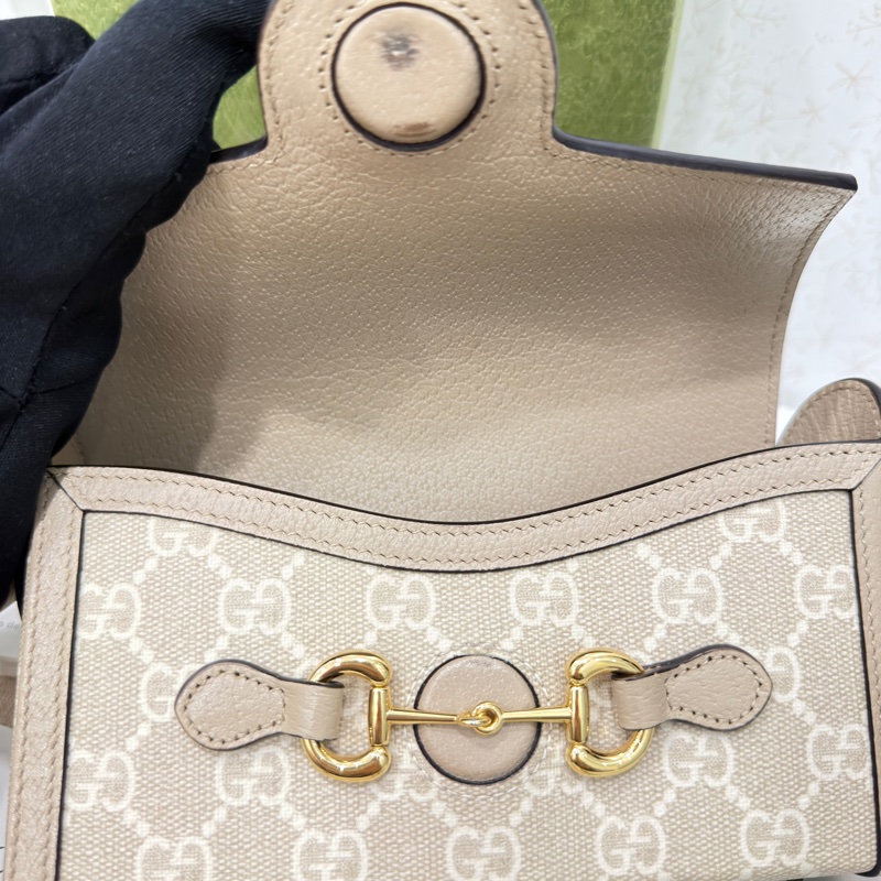 Gucci Horsebit 1955系列迷你手袋-23