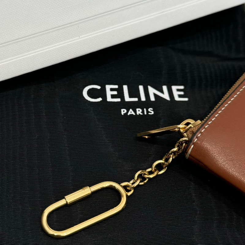 CELINE CUIR TRIOMPHE鑰匙零錢包-4