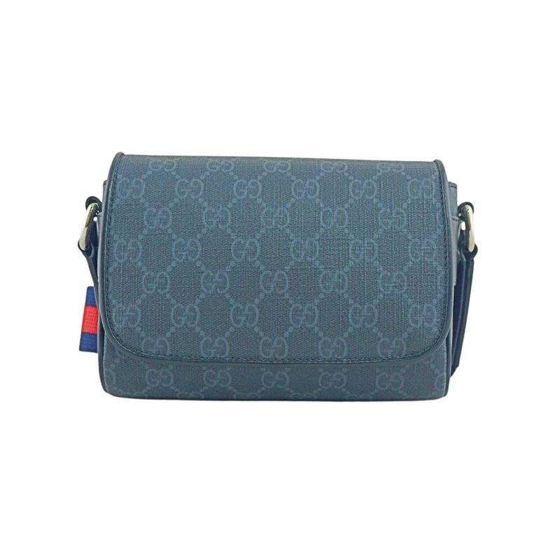 Gucci 791741 GG SUPER MINI 迷你灰黑色 斜背包 肩背包-4