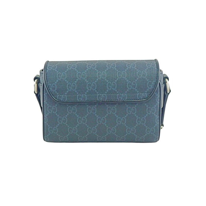 Gucci 791741 GG SUPER MINI 迷你灰黑色 斜背包 肩背包-5