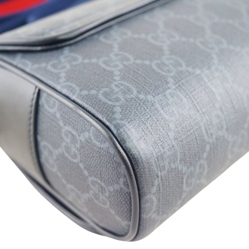 Gucci 791741 GG SUPER MINI 迷你灰黑色 斜背包 肩背包-9