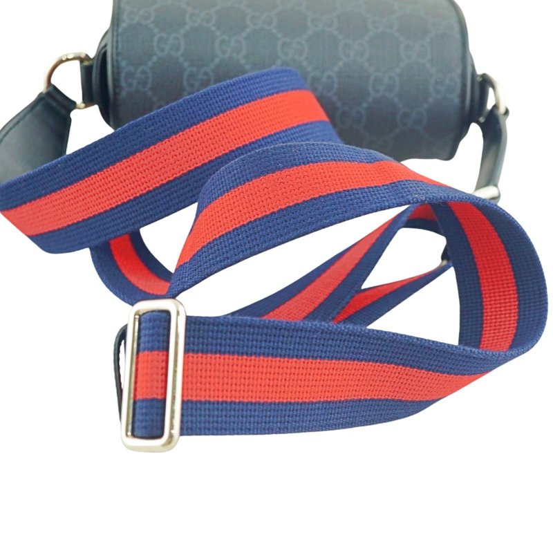 Gucci 791741 GG SUPER MINI 迷你灰黑色 斜背包 肩背包-14