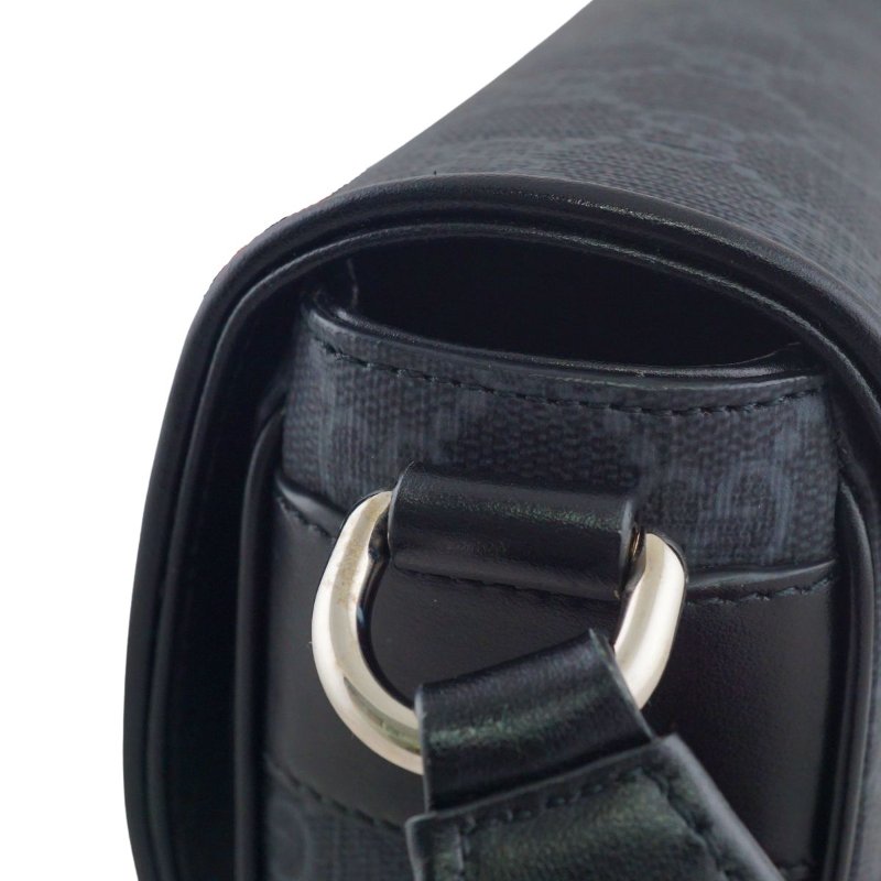 Gucci 791741 GG SUPER MINI 迷你灰黑色 斜背包 肩背包-17