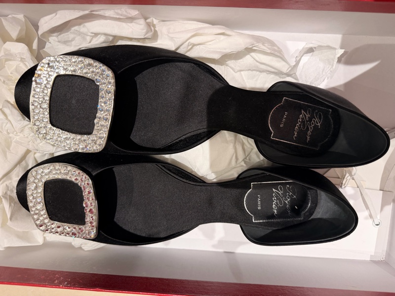 Roger Vivier 鑽扣平底經典款 RV Chips-3