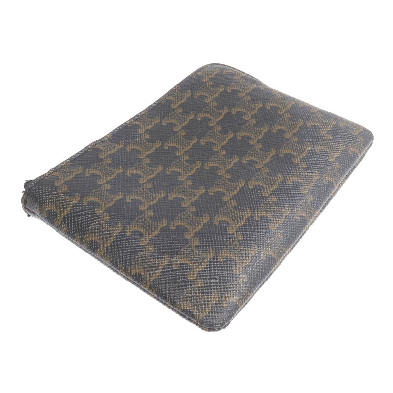 CELINE 塗層帆布Coin And Card Pouch金扣錢包-3