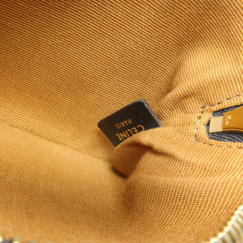 CELINE 塗層帆布Coin And Card Pouch金扣錢包-6
