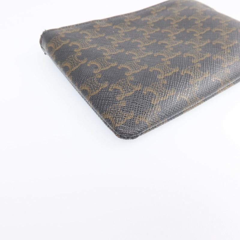 CELINE 塗層帆布Coin And Card Pouch金扣錢包-12