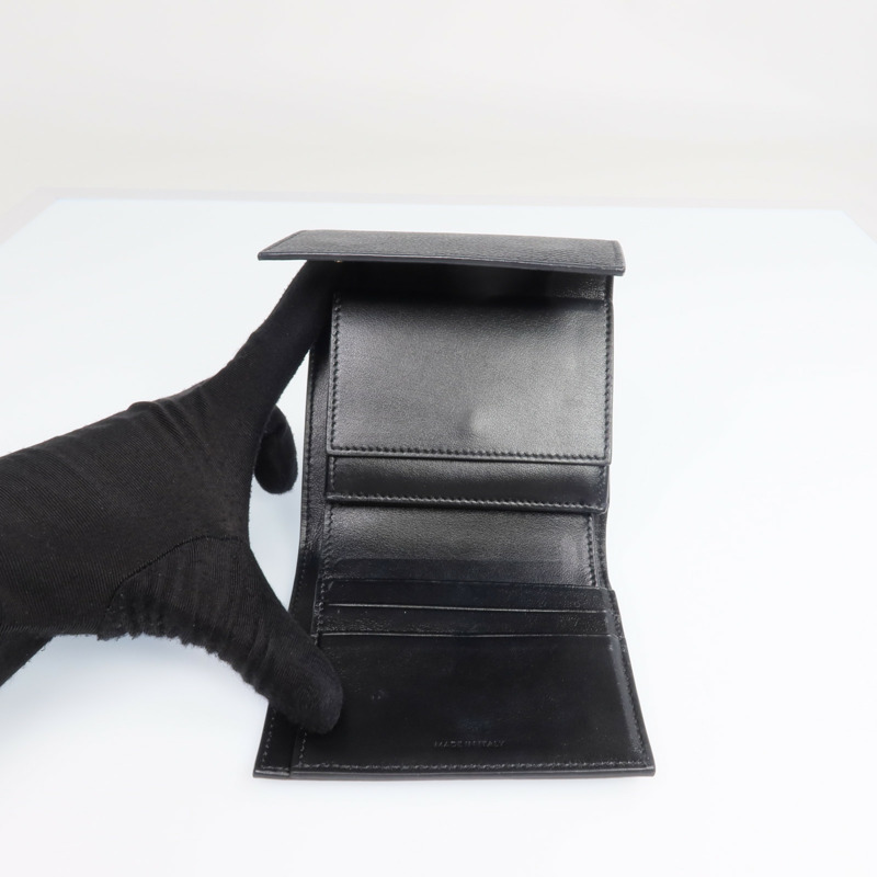 CELINE 牛皮皮革Small Trifold Wallet金扣錢包-5