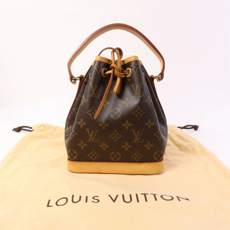 LOUIS VUITTON Monogram Mini Noe金扣肩背袋-9