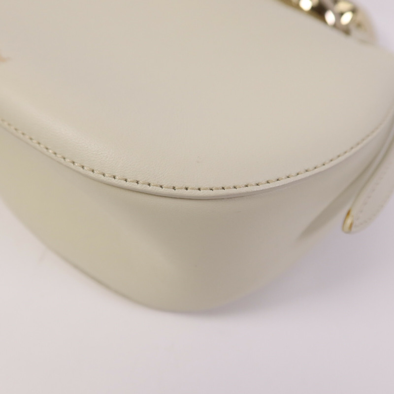 Chloe 牛皮皮革Kiss Small金扣手挽肩背兩用袋-10