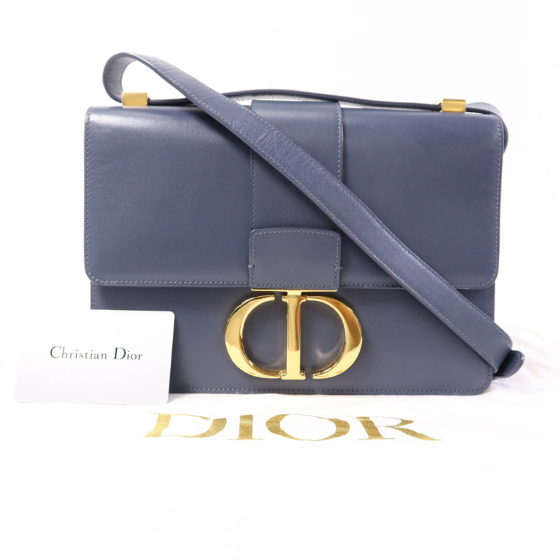 Dior 牛皮皮革Montaigne 30金扣肩背袋-9