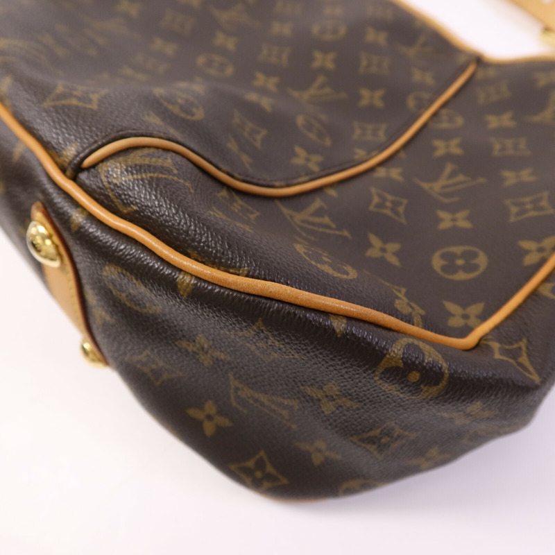 LOUIS VUITTON Monogram Galliera PM金扣肩背袋-11