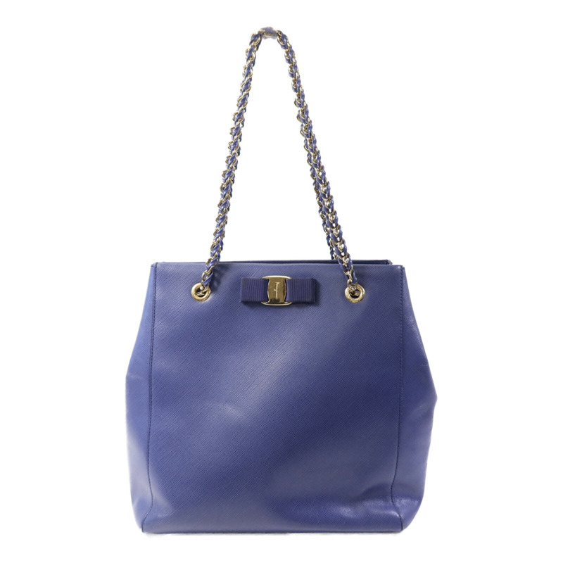 Salvatore Ferragamo 牛皮皮革Shoulder Bag金扣肩背袋-0