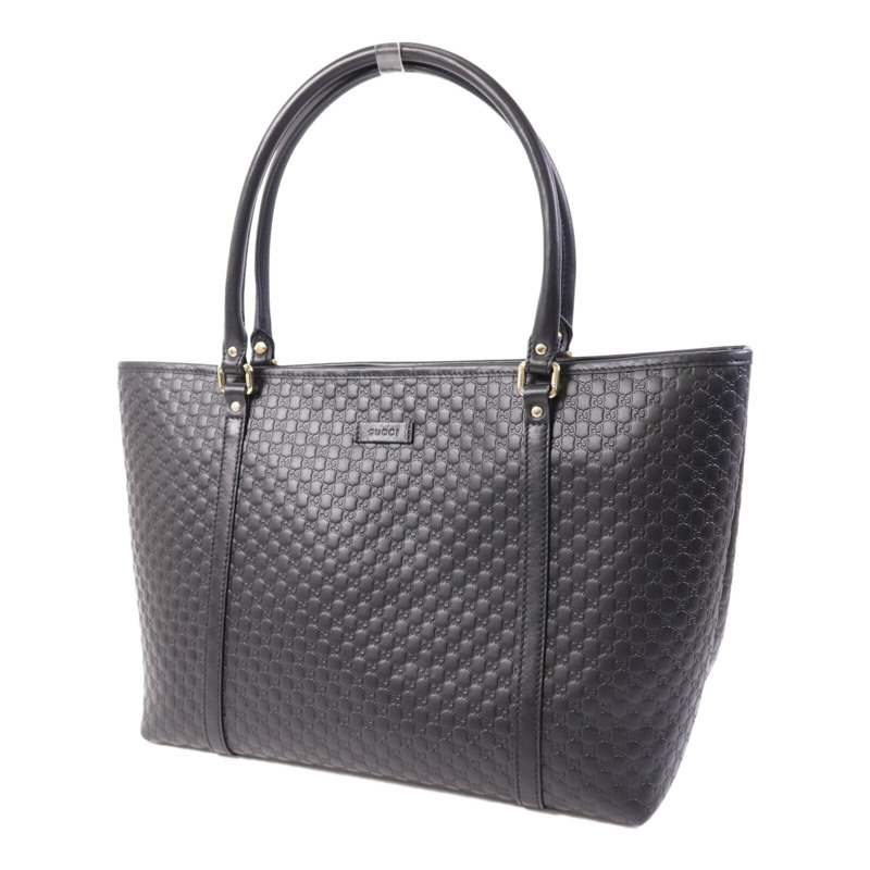 GUCCI 牛皮皮革Tote Bag金扣手挽袋-2