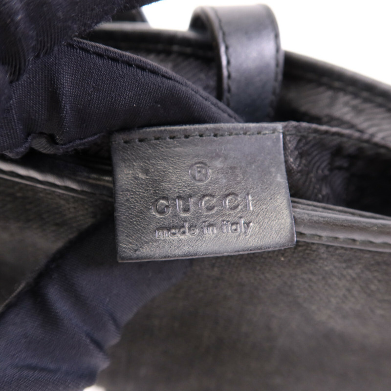 GUCCI 帆布Jackie 1961銀扣肩背袋-5